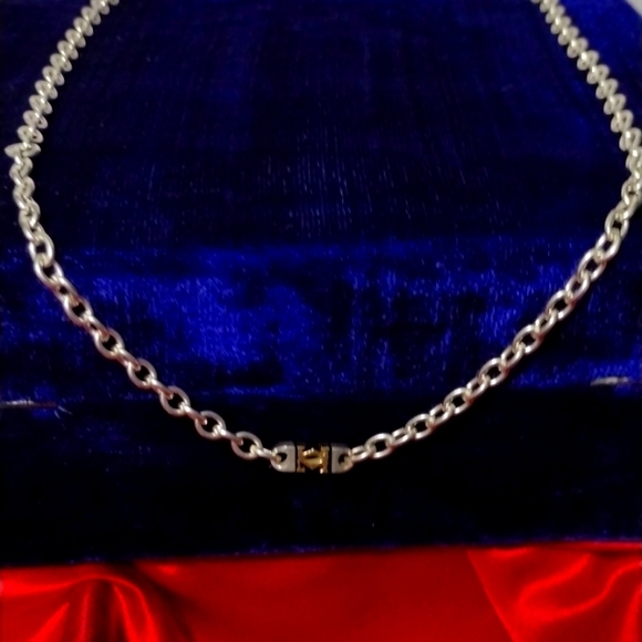 Cartier Other - 18K Cartier Double "C" Oval Link 🔗 Necklace, Crafted in Sterling Stunning 🎁